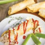 Keto Buffalo Chicken Cannoli